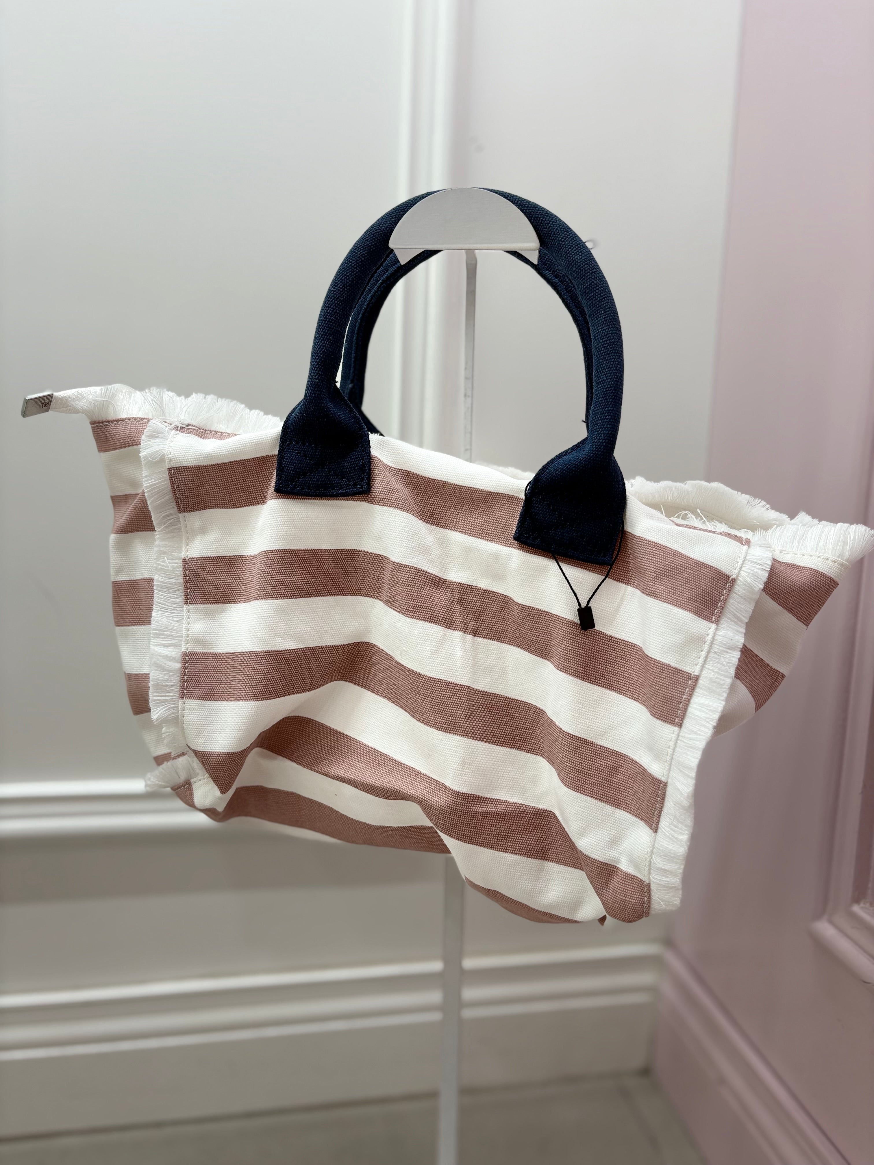 Borsa a righe