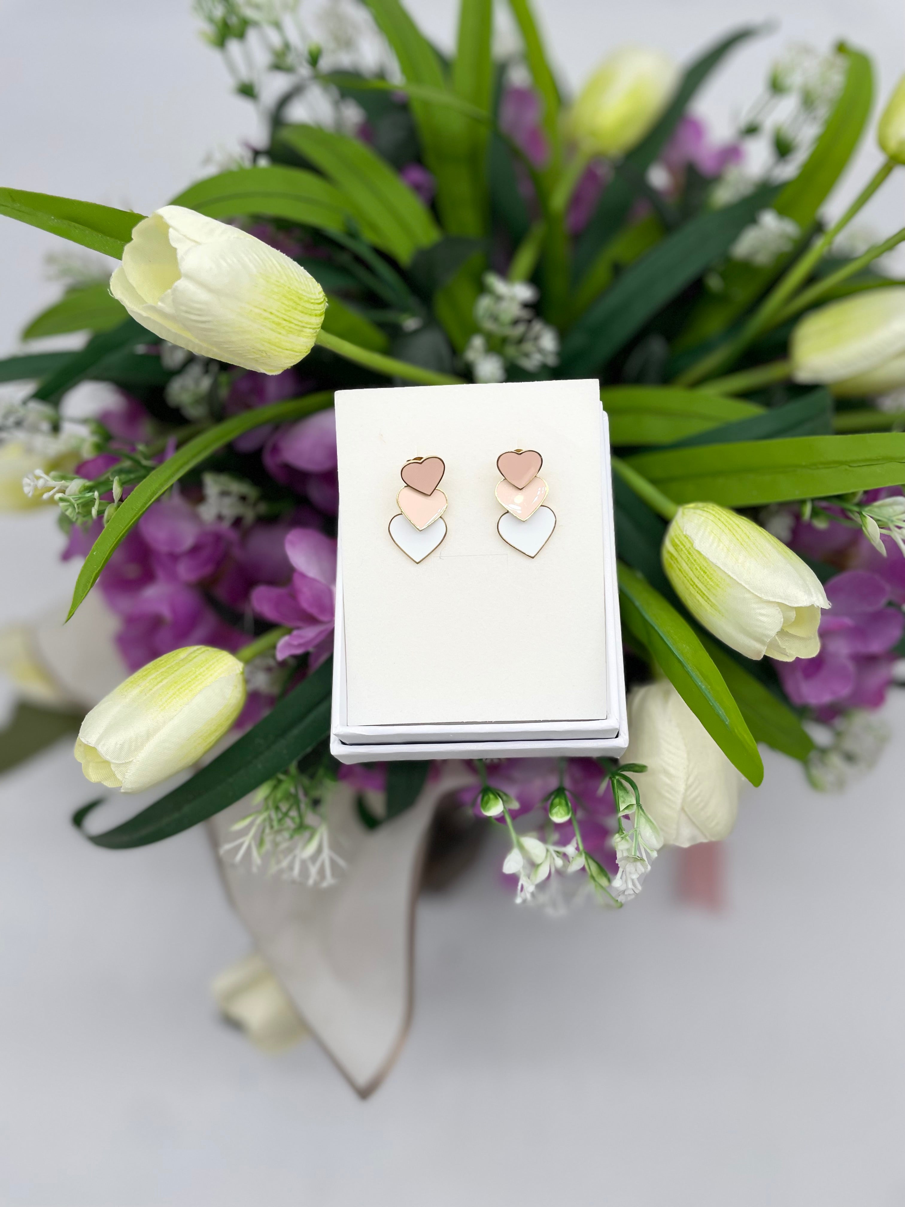 Orecchini cuore pendente