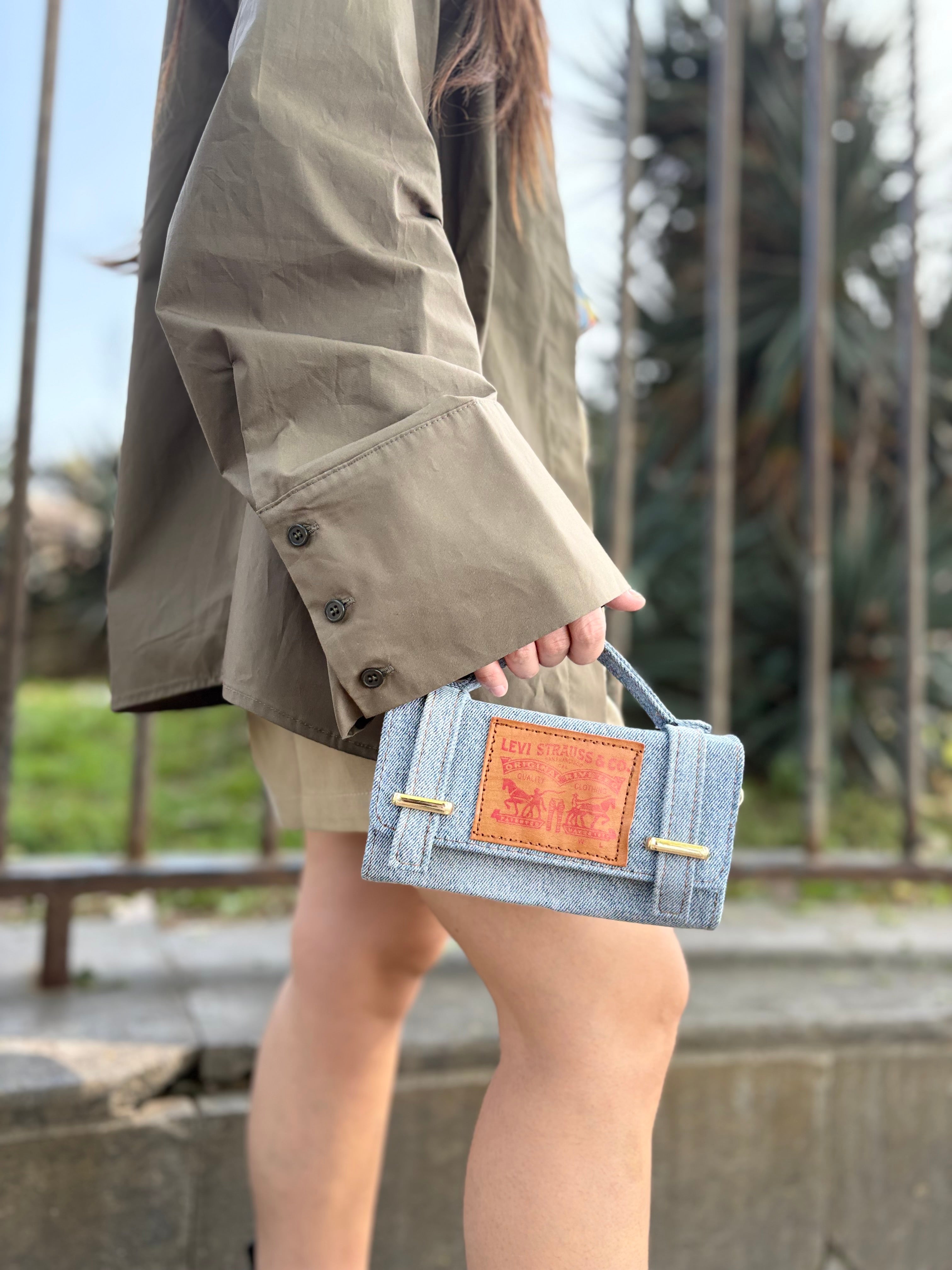 Mini jeans bag