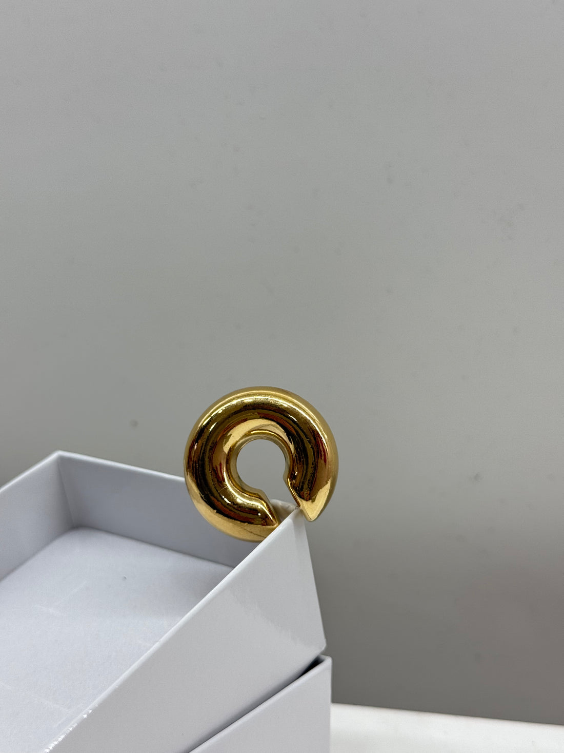 Earcuff doppio oro e argento