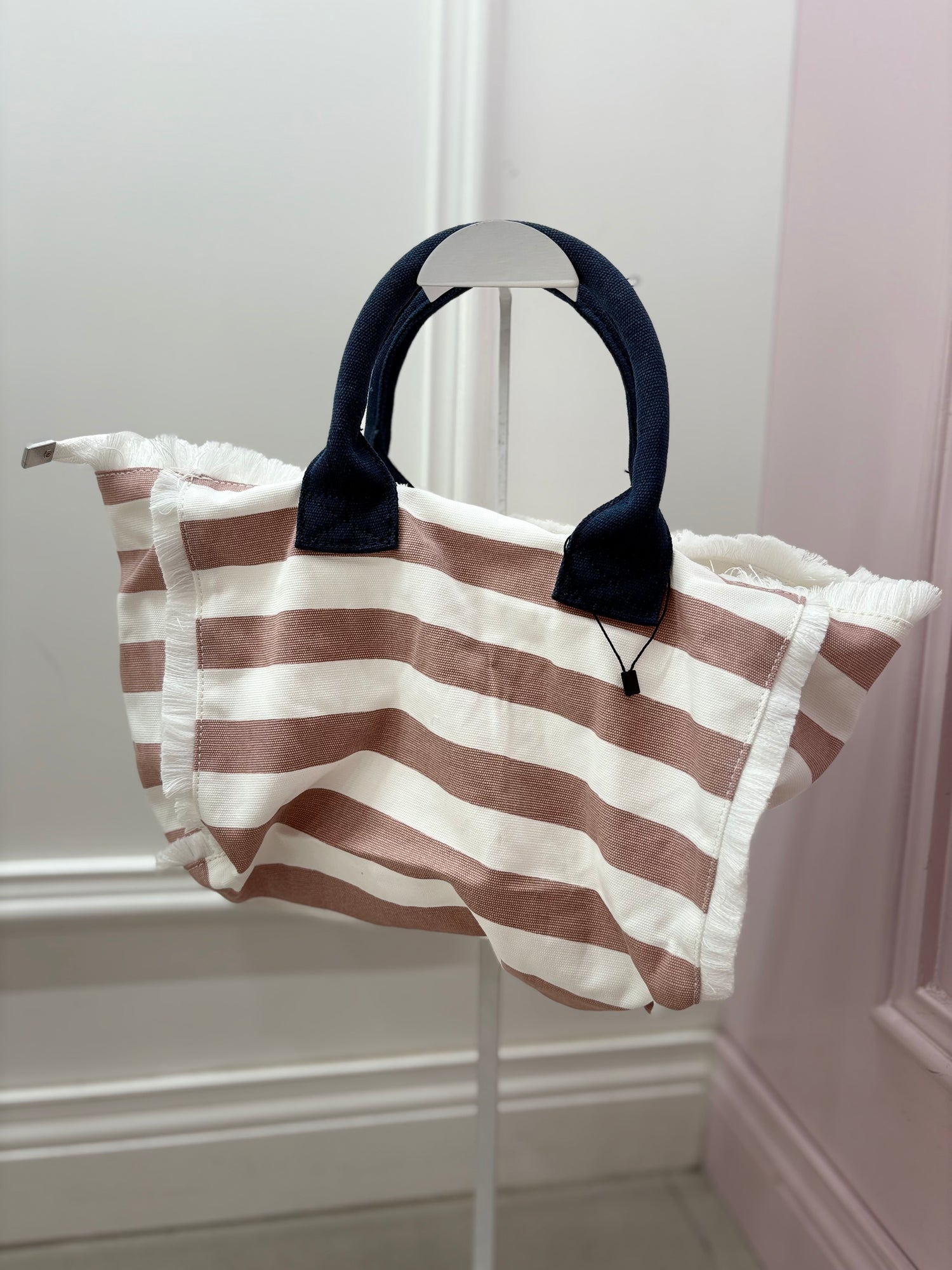 Borsa a righe