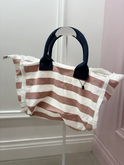 Borsa a righe
