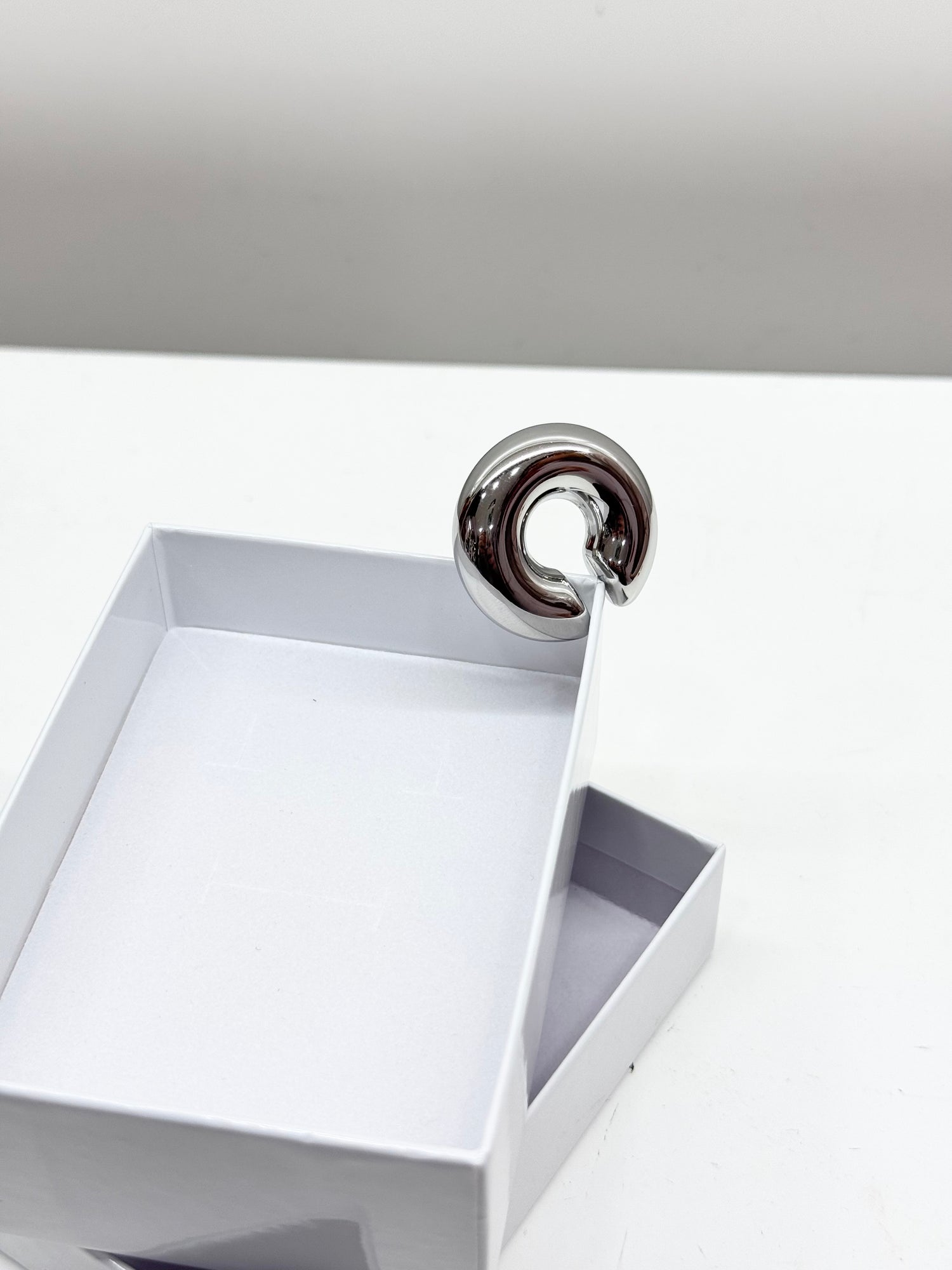 Earcuff doppio oro e argento