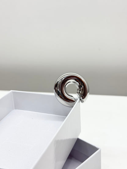 Earcuff doppio oro e argento