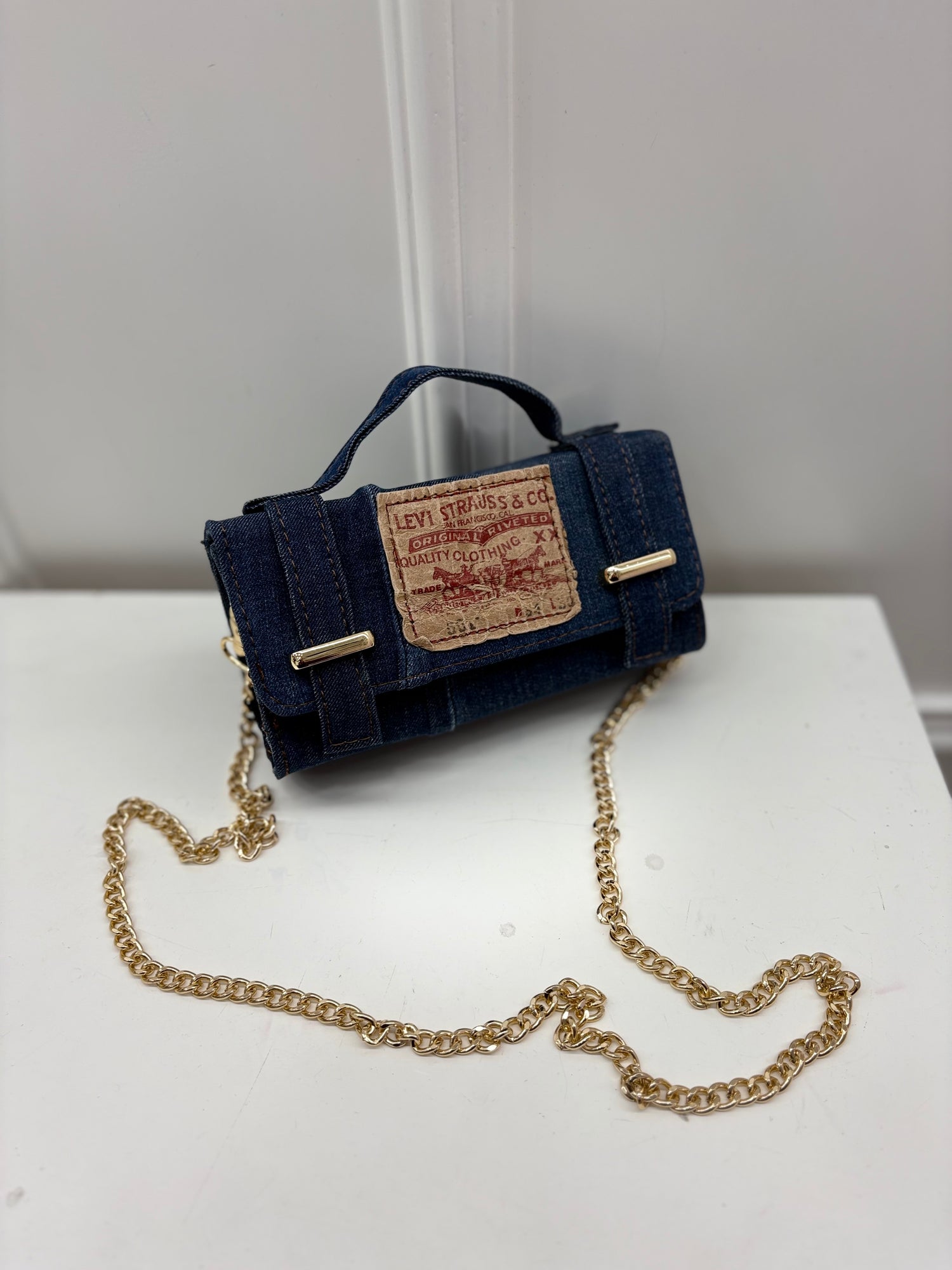 Mini jeans bag