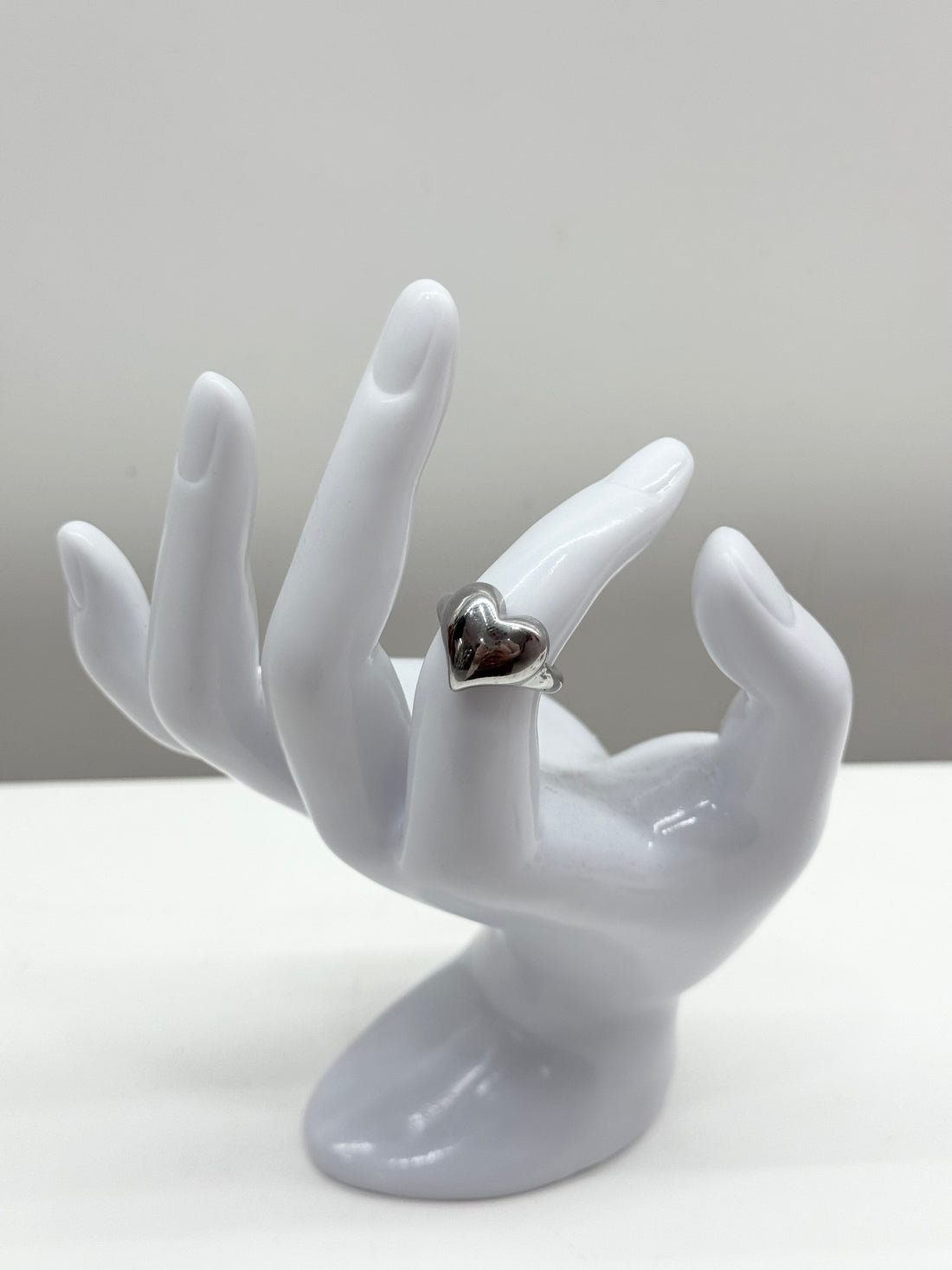 Anello cuore doppio