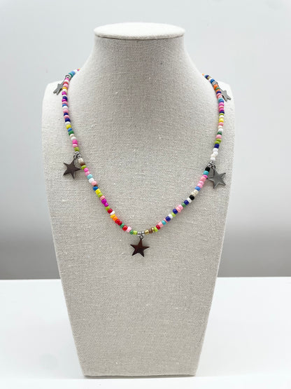 Collana colorata stelline