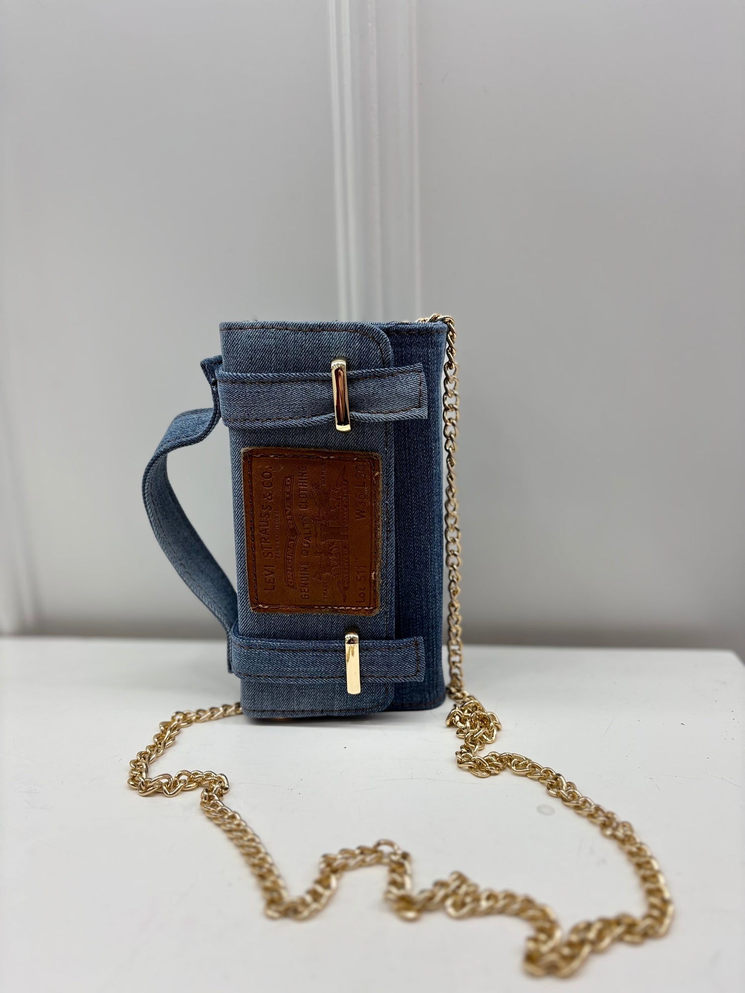 Mini jeans bag