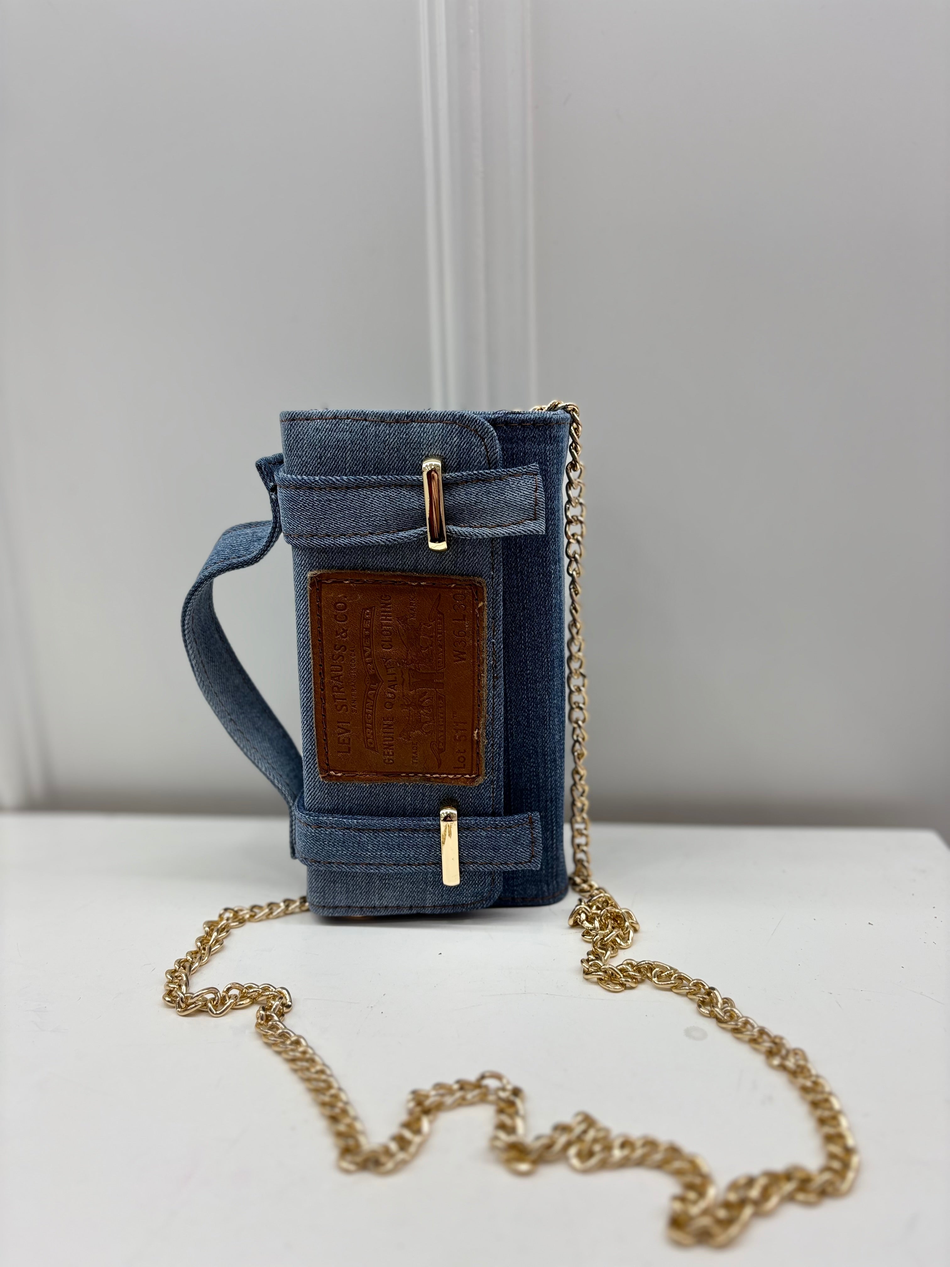 Mini jeans bag