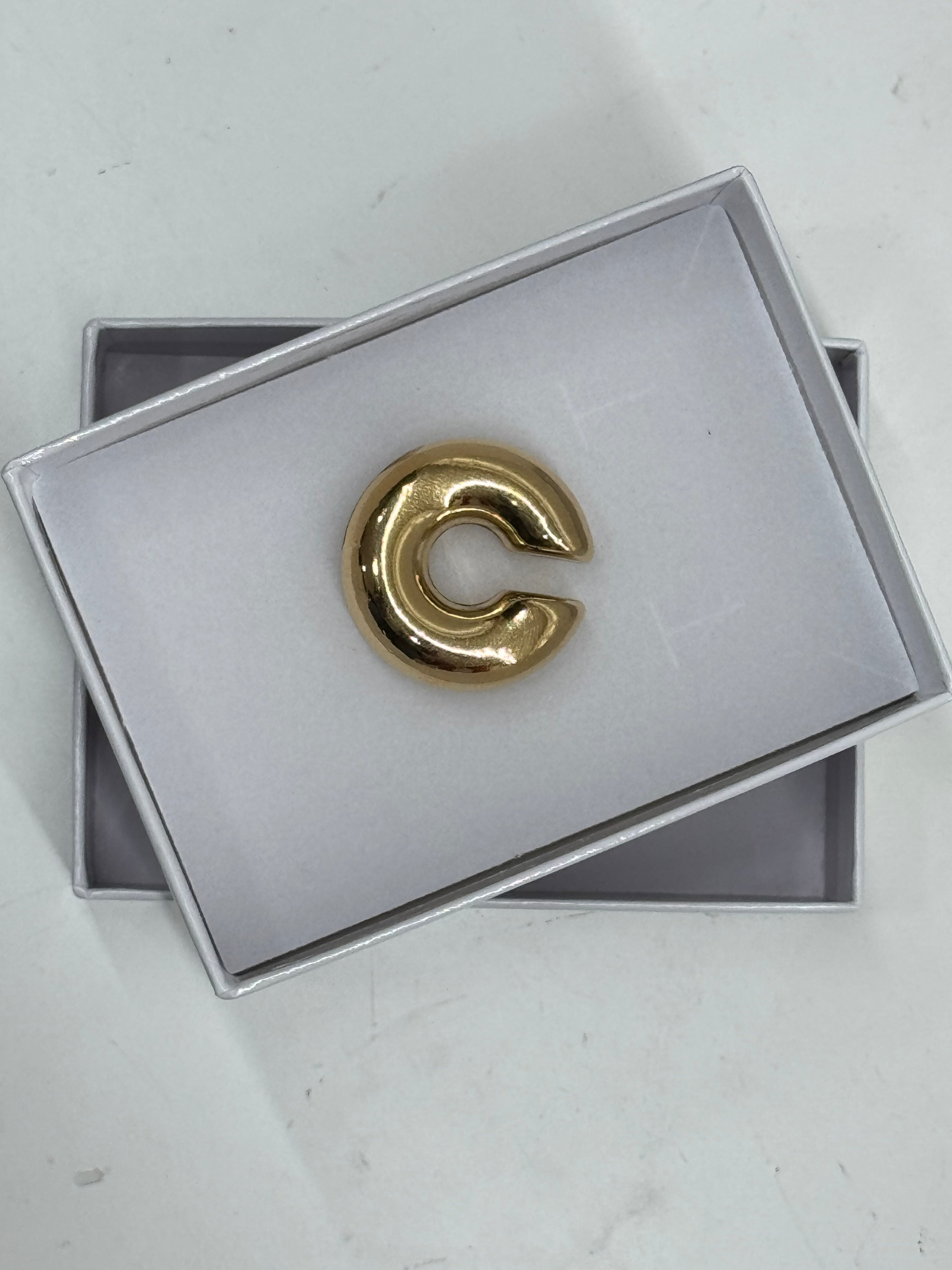 Earcuff doppio oro e argento