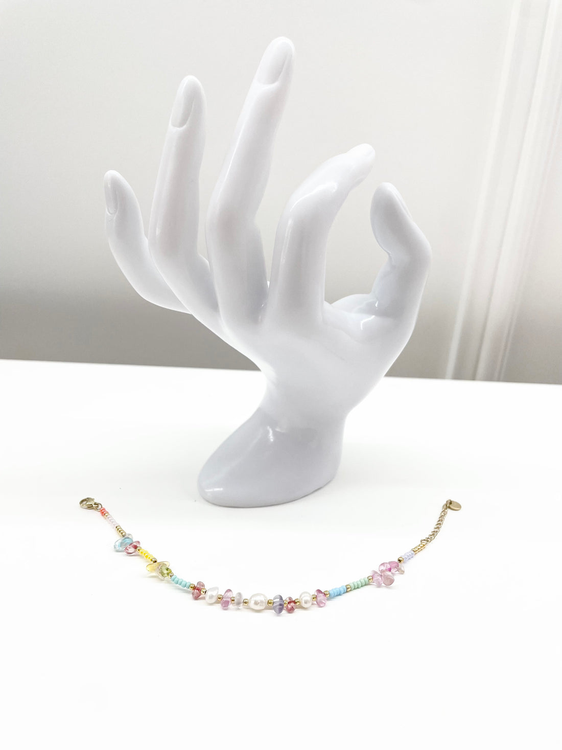 Bracciale perline colorate