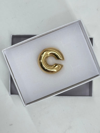 Earcuff doppio oro e argento